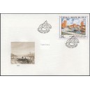 0615 FDC - Alfred Sisley - Zdymadlo v Moret