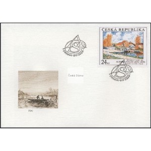 0615-0616 FDC (série) - Umělecká díla na známkách