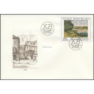 0578-579 FDC (série) - Umělecká díla na známkách