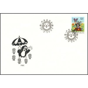 0323 FDC - Dětem - Krteček