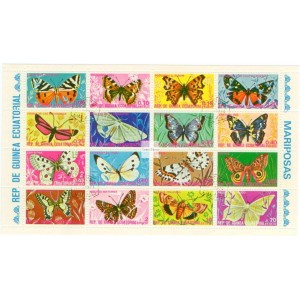 Mi GQ 0736-751 (PL, razítkované) - Motýli