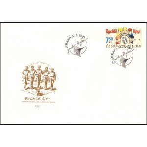 0518 FDC - Dětem - Rychlé šípy