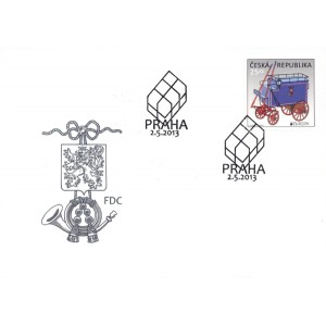 0762 FDC - EUROPA - poštovní dopravní prostředky