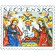0046 - Vánoce - Lidová malba na skle