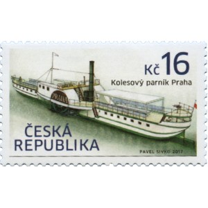 0919 - Historické dopravní prostředky: kolesový parník Praha