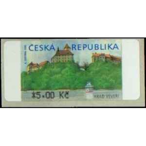 AU 1C (5,00 Kč) - Hrad Veveří