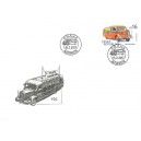0916 FDC - Poštovní autobus Škoda 606