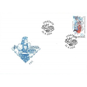 0890 FDC - Strážnice - Mezinárodní folklorní festival