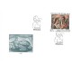0910-912 FDC (série) - Umělecká díla na známkách