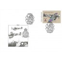 0833 FDC - Letadlo Supermarine Spitfire LF Mk. IXE﻿