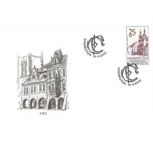 0844 FDC - Chomutov – VI. českoněmecká filatelistická výstava