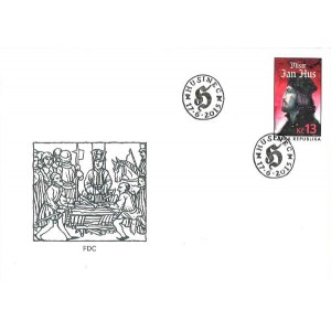 0852 FDC - Osobnosti: Mistr Jan Hus
