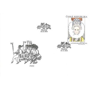 0869-871 FDC (série) - Umělecká díla na známkách