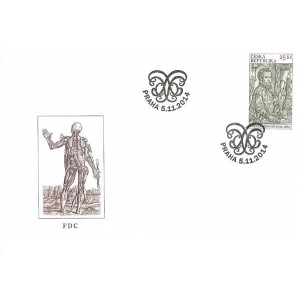 0823 FDC - Osobnosti: Andreas Vesalius
