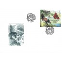 0691 FDC - Kos horský a Tetřev hlušec