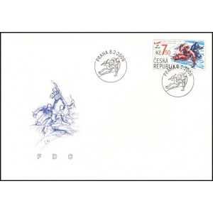 0461 FDC - Zimní paralympiáda Turín 2006