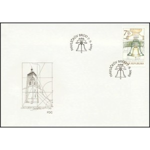 0444-446 (série FDC) - Památky uměleckého řemesla - zvony