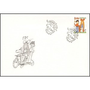 0358 FDC - Dětem - Mach a Šebestová