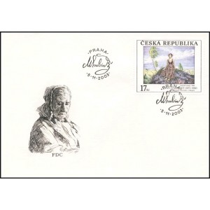 0383-385 (série FDC) - Umělecká díla na známkách