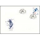 0315 FDC - Sjezd na lyžích