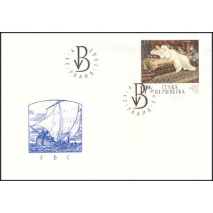 0319 FDC - Umělecká díla na známkách I.