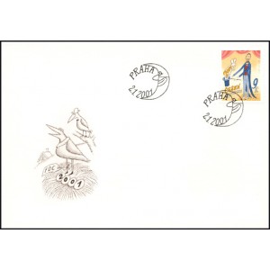 0280 FDC - První známka třetího tisíciletí