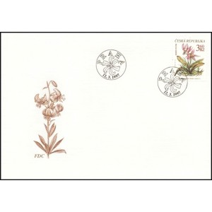 0134-137 FDC (série) - Ochrana přírody - chráněná květena