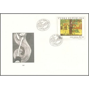 0129-131 FDC (série) - Umělecká díla na známkách
