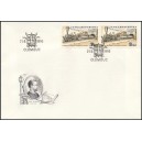 0081 FDC - Historický vlak vyjíždějící z choceňského tunelu