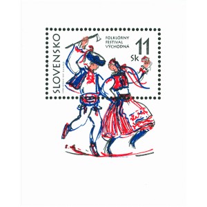 0119A (aršík) - Folklórní festival Východná