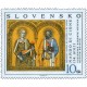 0133 - Nardo di Cione: Bojnický oltář, detail, sv. Petr a sv. Lucie
