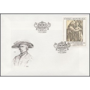 0057-59 FDC (série) - Umělecká díla na známkách