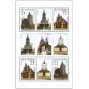 0429-430A (aršík) - Dřevěné kostelíky na Slovensku