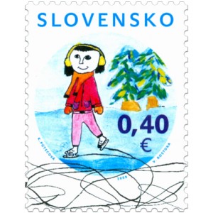 0463 (typ A) - Vánoce 2009: Zimní motiv