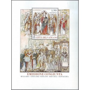 Mi VA 1779 (aršík) - 1150. výročí Cyrila a Metoděje