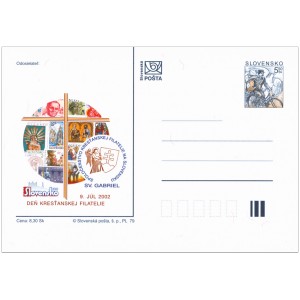 085 CDV 062/02 - Slovensko 2002, Den křesťanské filatelie
