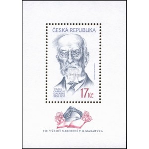 0246A (aršík) - 150. výročí narození T. G. Masaryka, matný lep