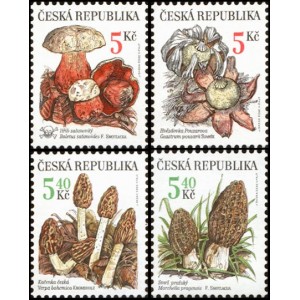 0264-0267 (série) - Ochrana přírody - vzácné houby