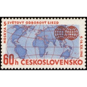 1226 - 5. světový odborový sjezd v Moskvě