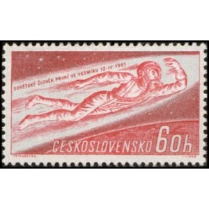 1177-1178 (série) - První člověk ve vesmíru - J. A. Gagarin