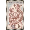 1110 - Rudoarmějec s děvčátkem