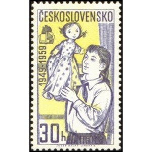1044-1047 (série) - 10. výročí založení Pionýrské organizace