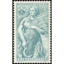 0927 - Žena se snopem obilí