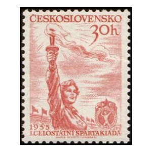 0814-815 (série) - I. celostátní spartakiáda (1. část)