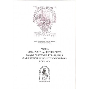 AČP08 - Anketa o nejkrásnější poštovní známku 2001