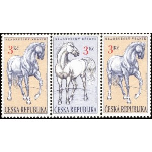 0122-0123 (122+123+122) - Kladrubští koně