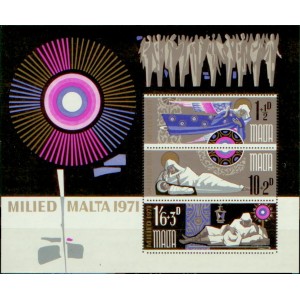 Mi MT 0433-435A (aršík) - Vánoce 1971