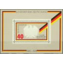 Mi DE 807A (aršík) - 25 let Spolkové republiky Německo