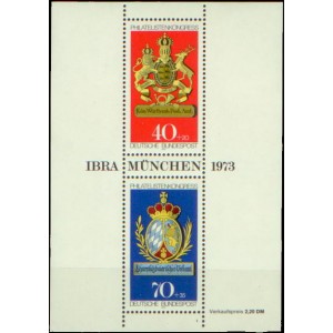 Mi DE 0766-767A (aršík) - FIP