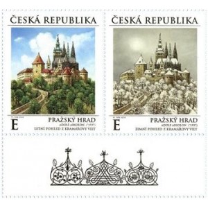 1027-1028 (KD) - Pražský hrad v ročních obdobích